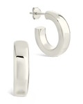 Sterling Silver Marisa Polished Stud Earrings