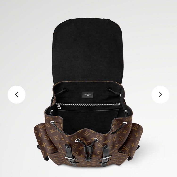 LV Christopher Monogram Backpacks