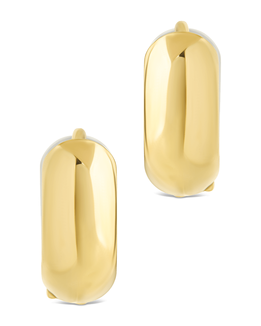 Betina Dual Tone Thick Micro Hoops