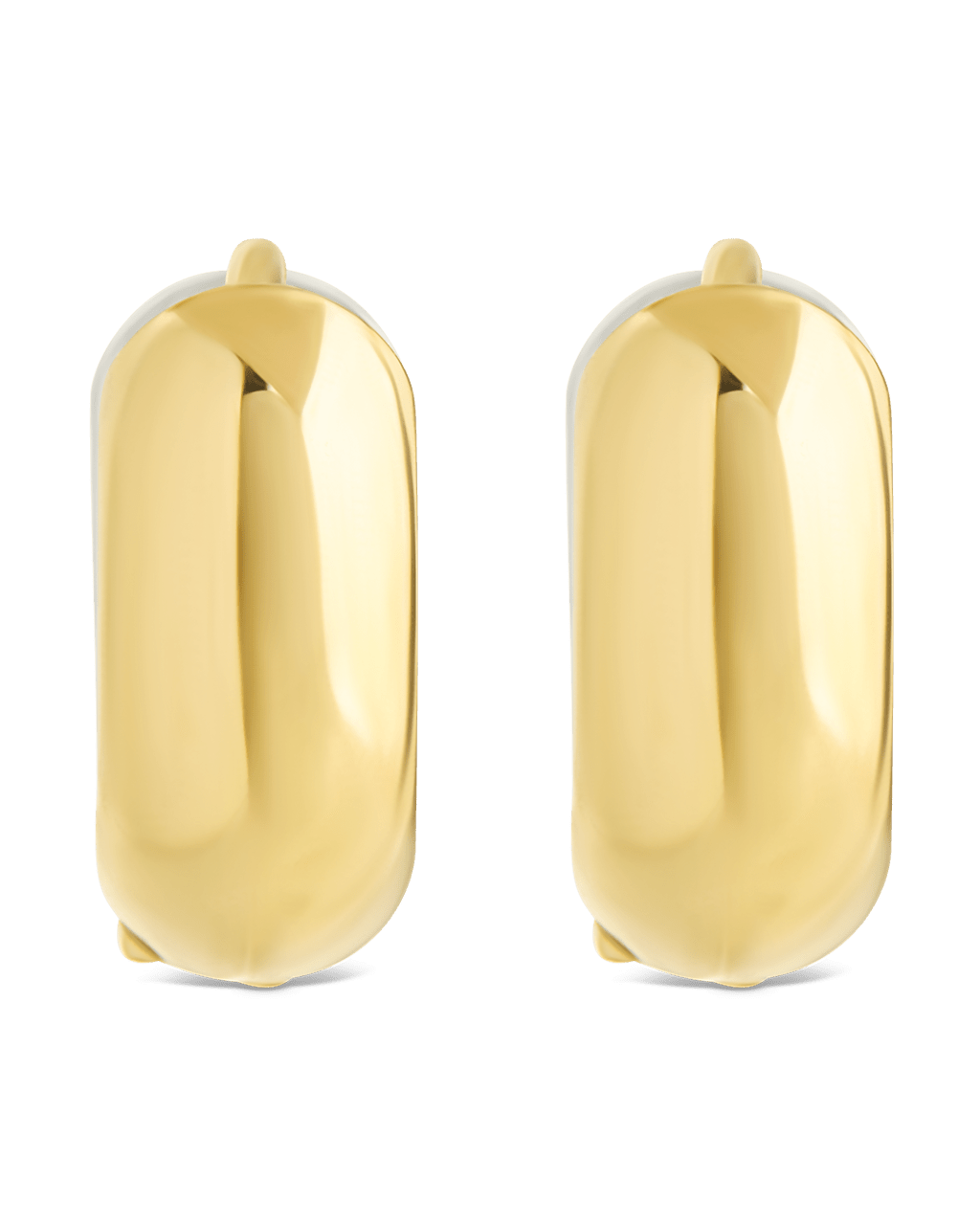 Betina Dual Tone Thick Micro Hoops