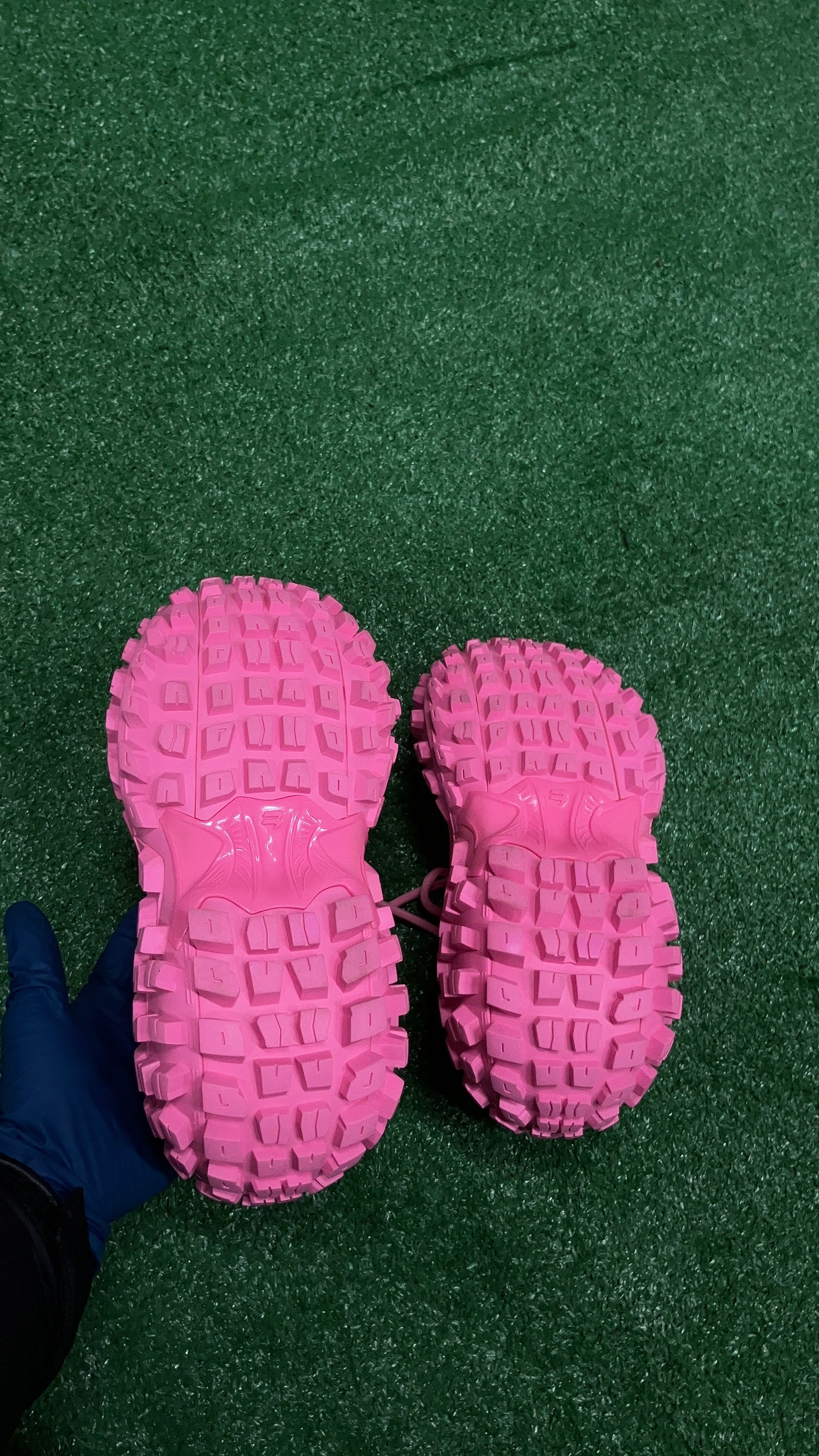 Balenciaga Pink Defender Sneaker