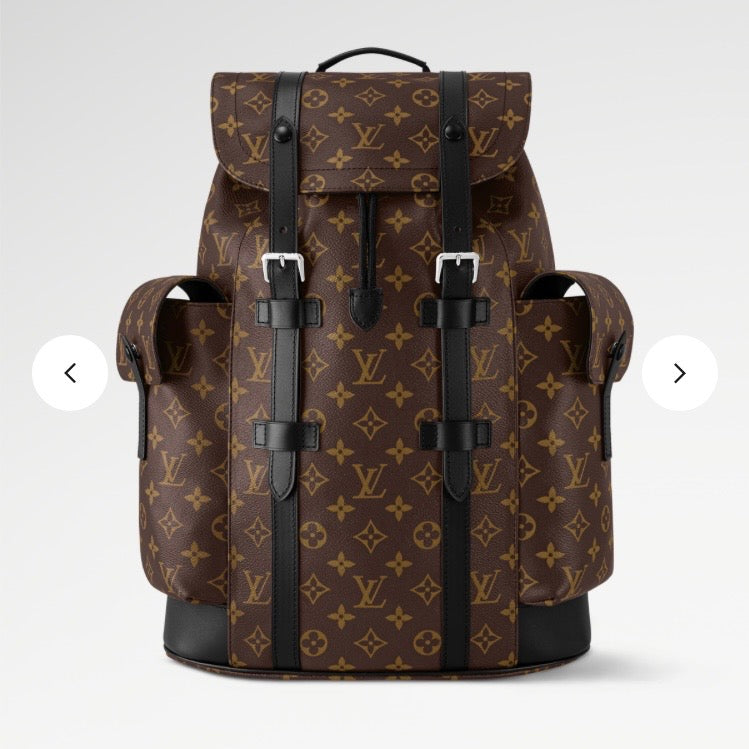 LV Christopher Monogram Backpacks