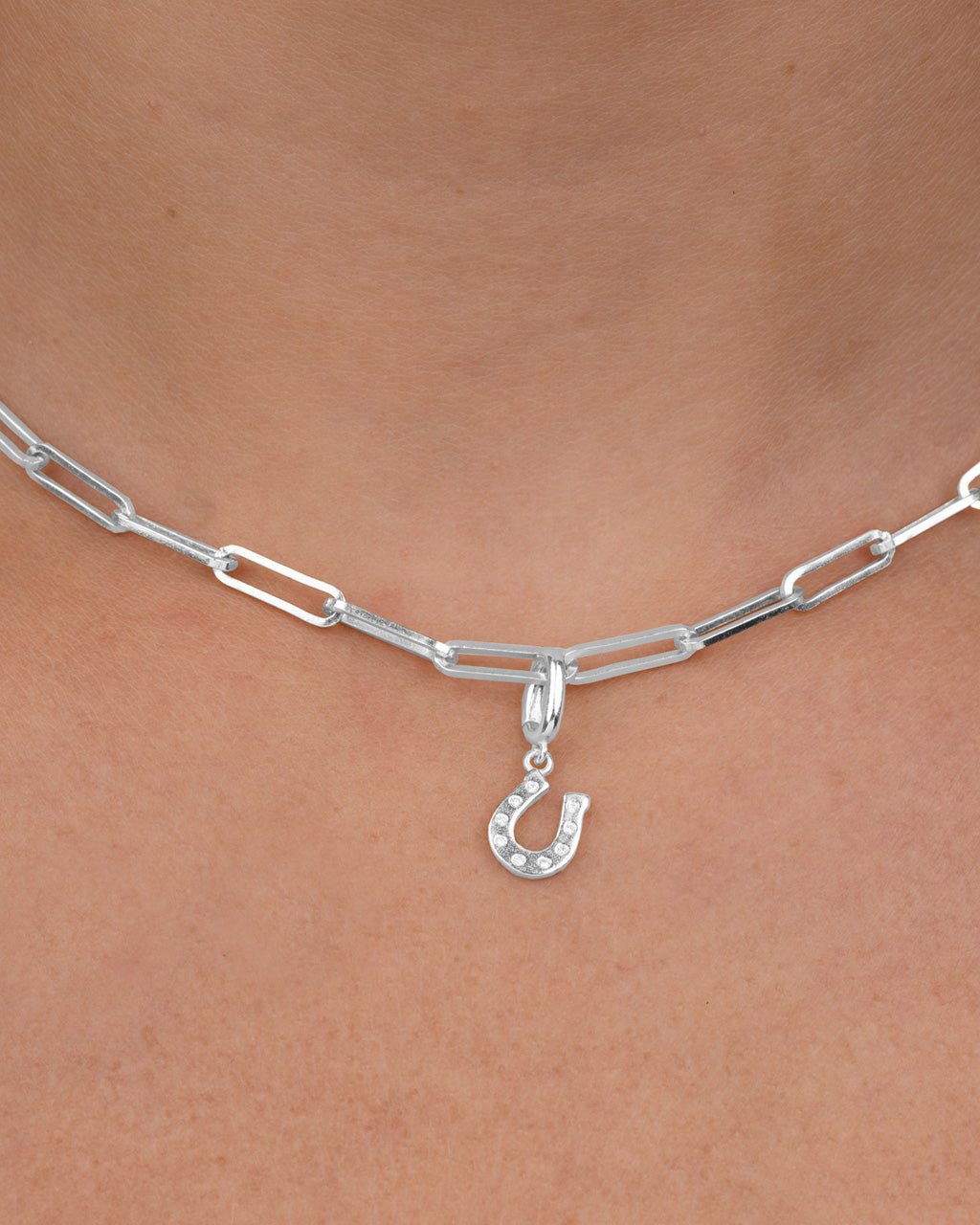 Sterling Silver Horseshoe Charm
