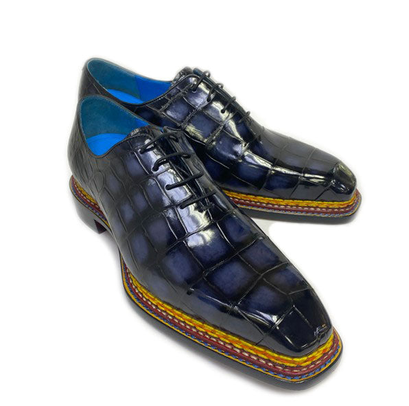 Maurice Ghost Alligator Oxford - Grey