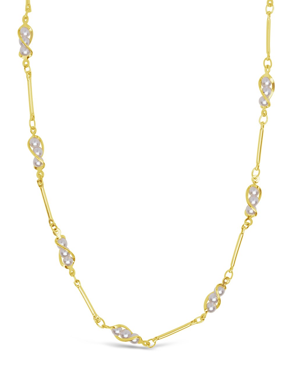 Stationed Triple Pearl Sunglass Chain