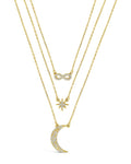 CZ Celestial Infinity Necklace