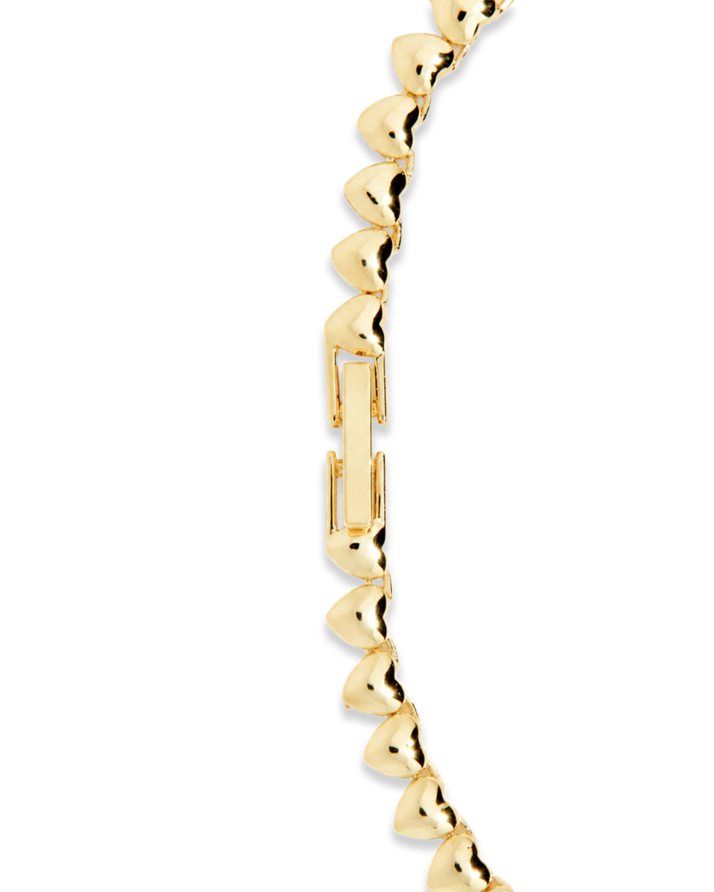 Stephanie Heart CZ Tennis Necklace