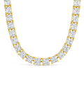 Marisol Princess Cut CZ Tennis Necklace