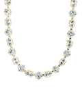 Kite Cut Tennis Necklace