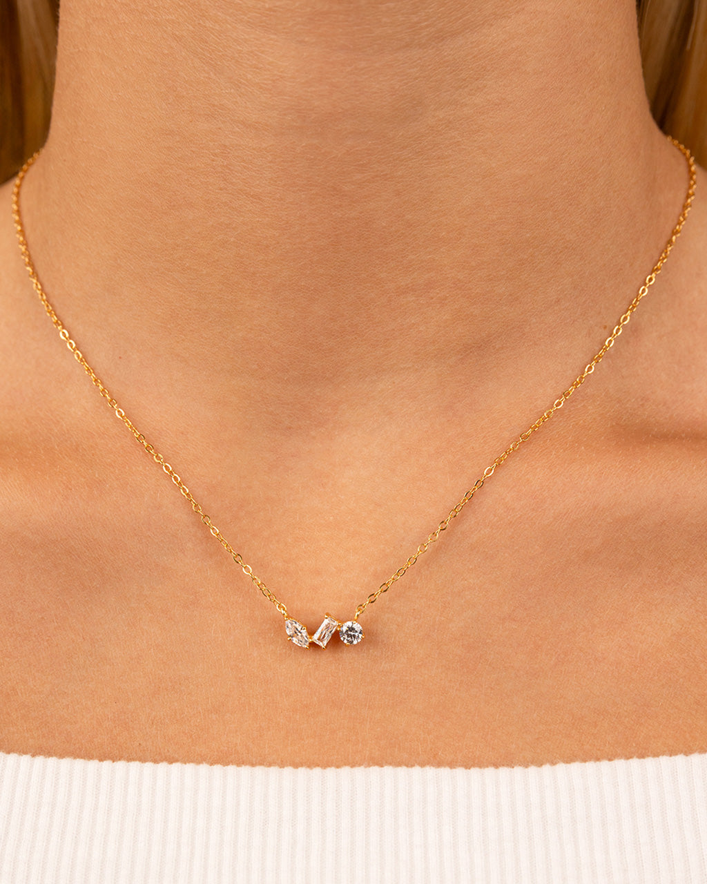 Sterling Silver Trio Cut Pendant