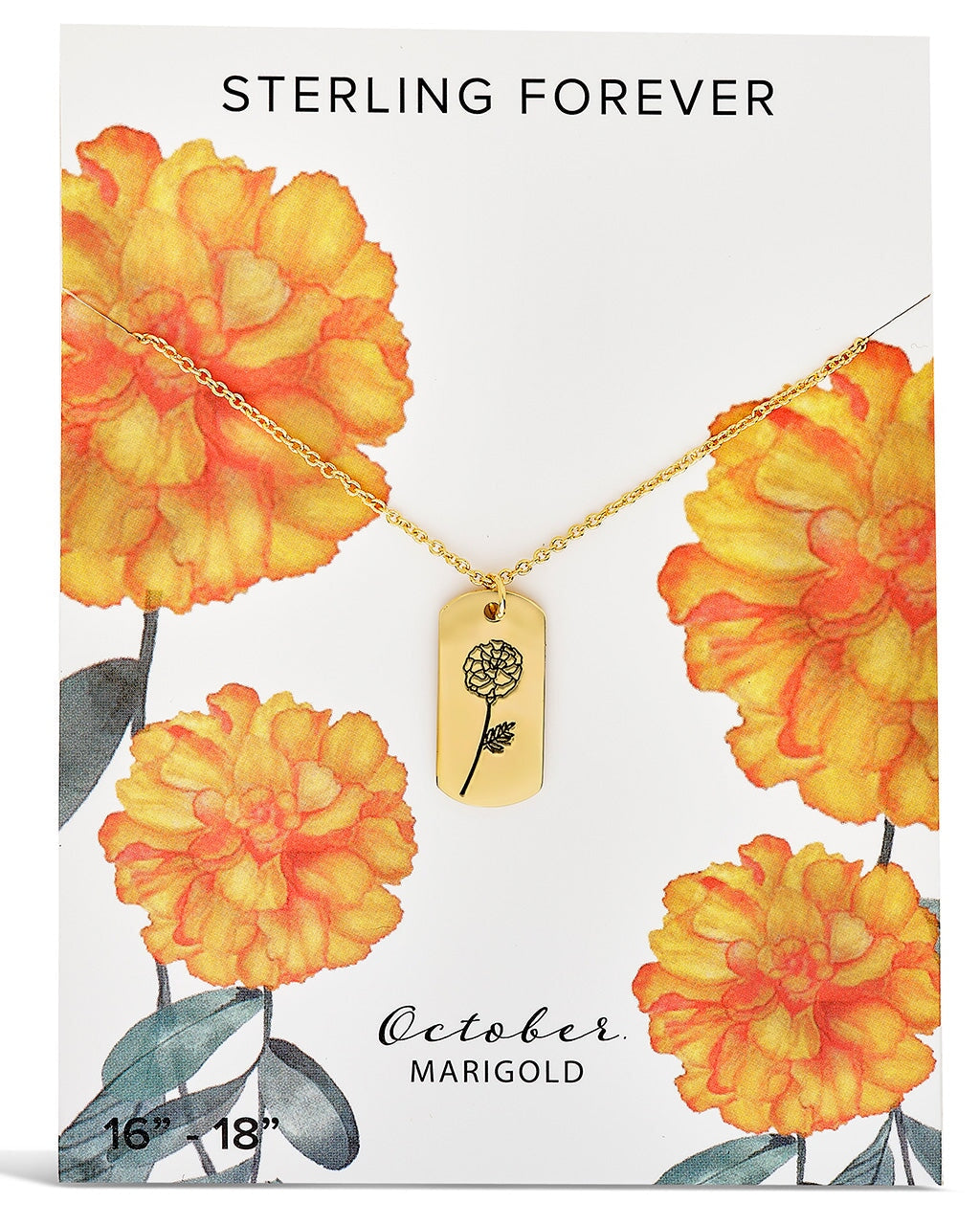 Birth Flower Pendant