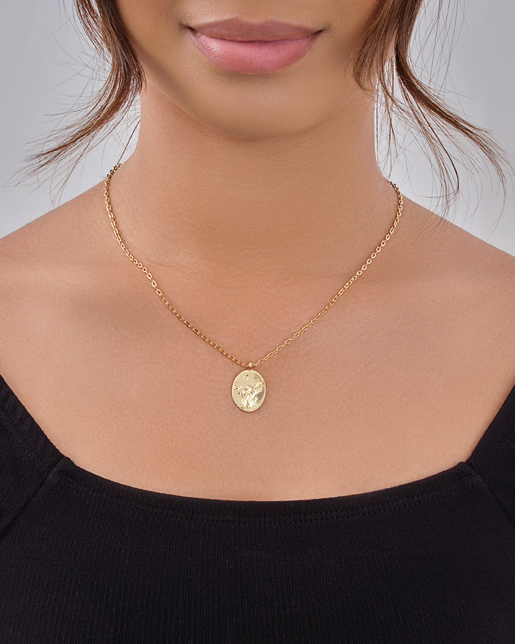 Engraved Garden Pendant