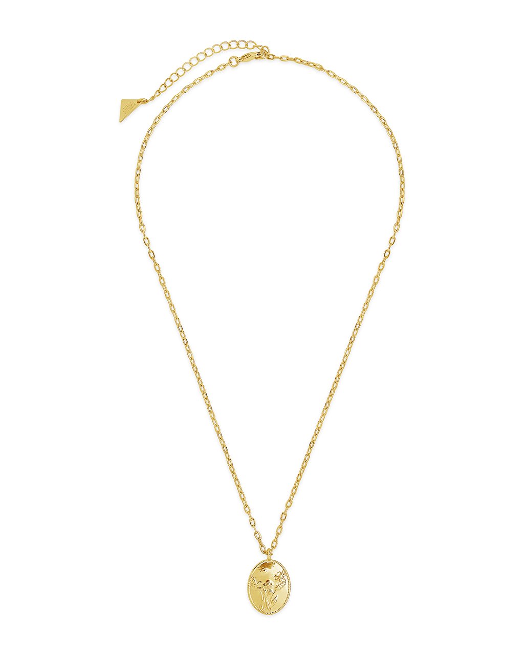 Engraved Garden Pendant