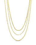 Dainty Three Layer Chain Necklace