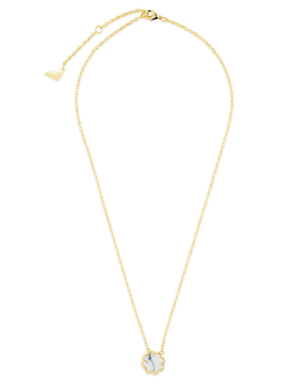 Rose Petal Pendant Necklace
