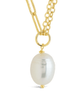 River Pearl Drop Chain Necklace