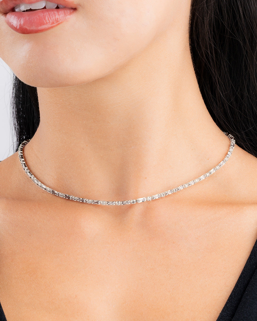 Georgia CZ Tennis Necklace