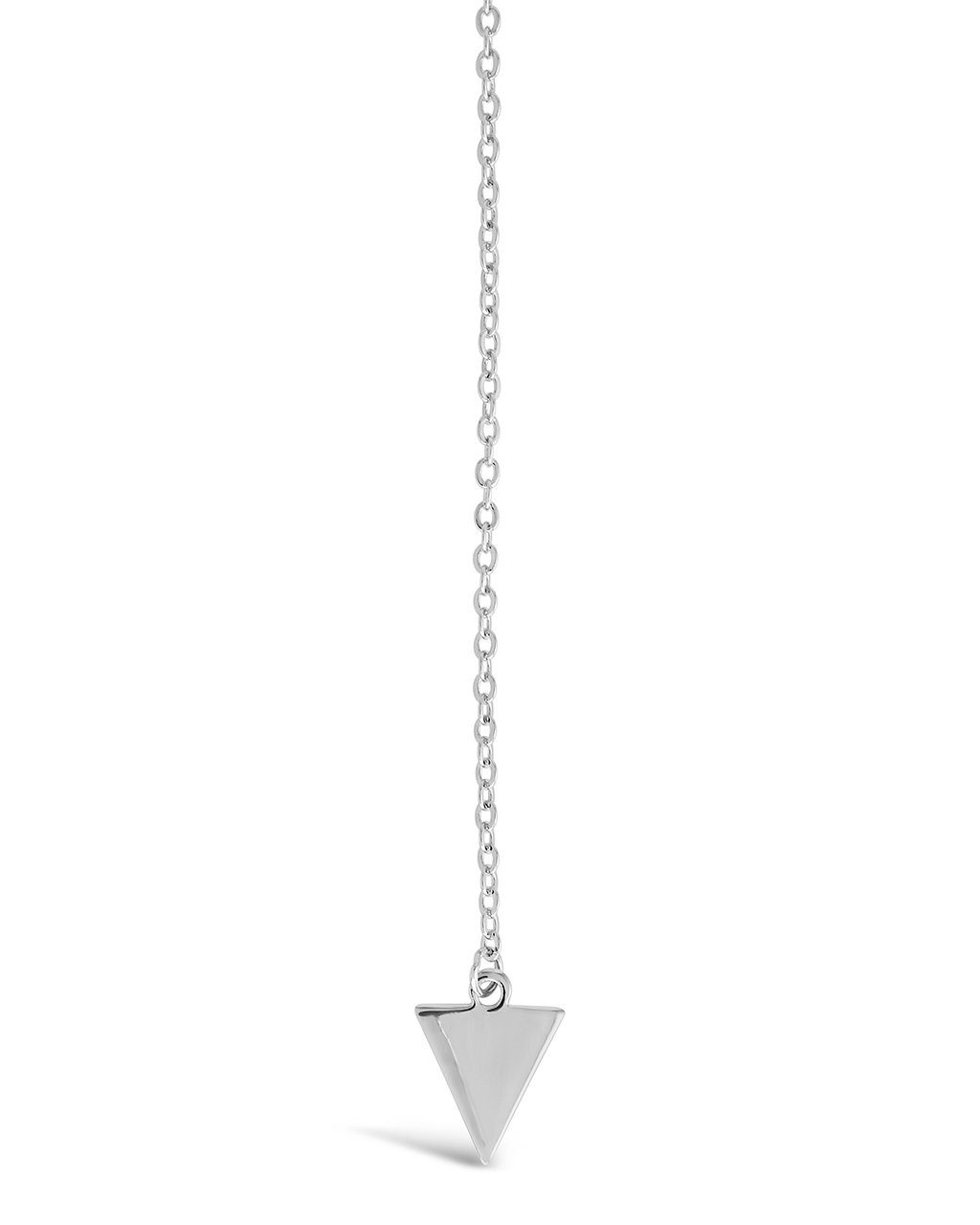 Triple Layer Triangle Drop Chain Necklace