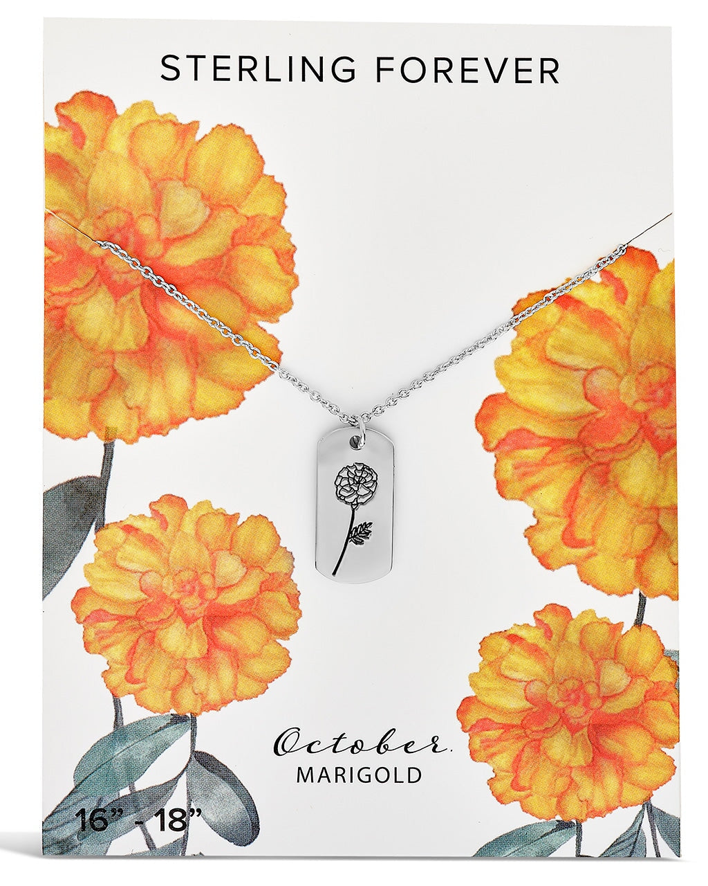 Birth Flower Pendant