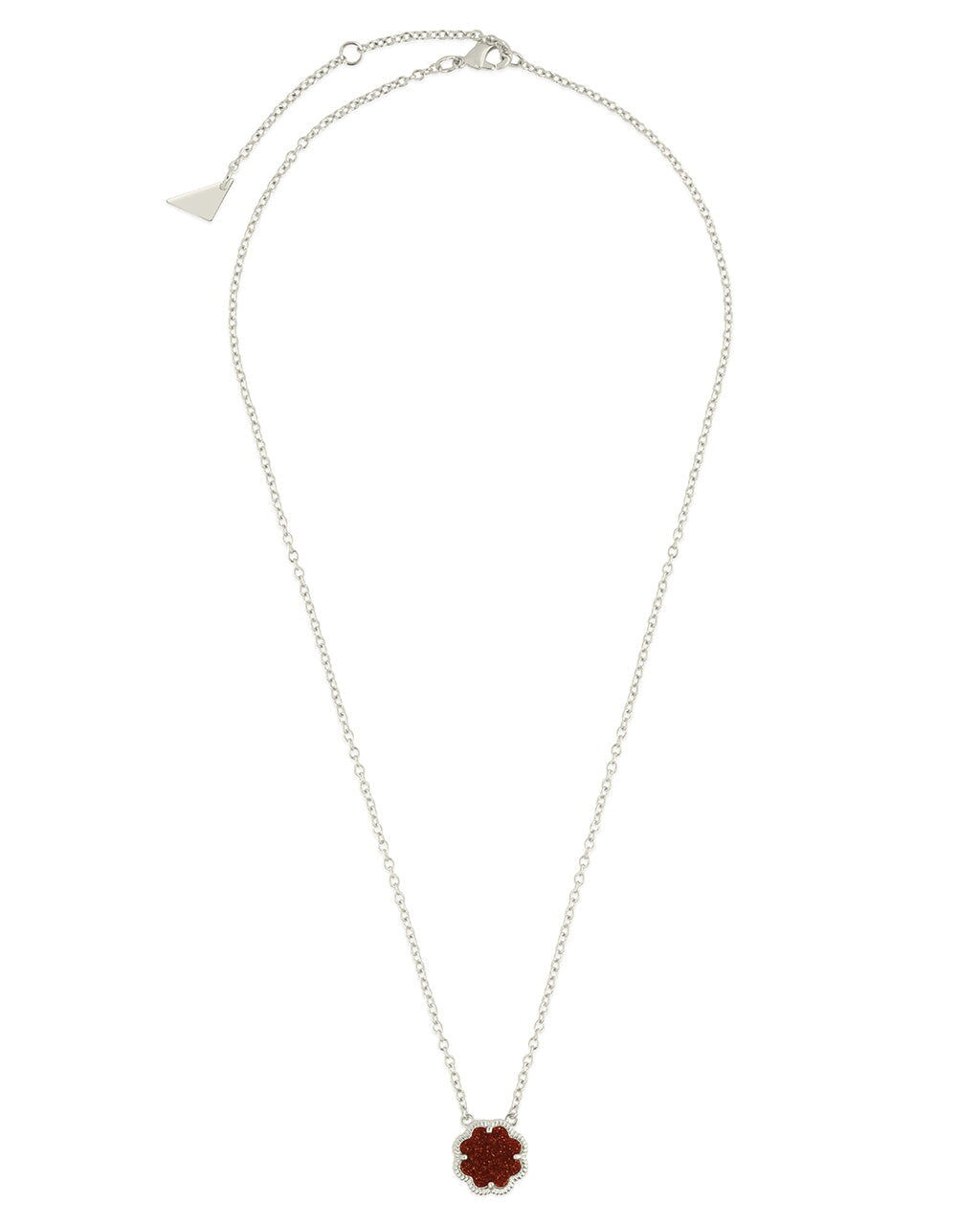 Rose Petal Pendant Necklace