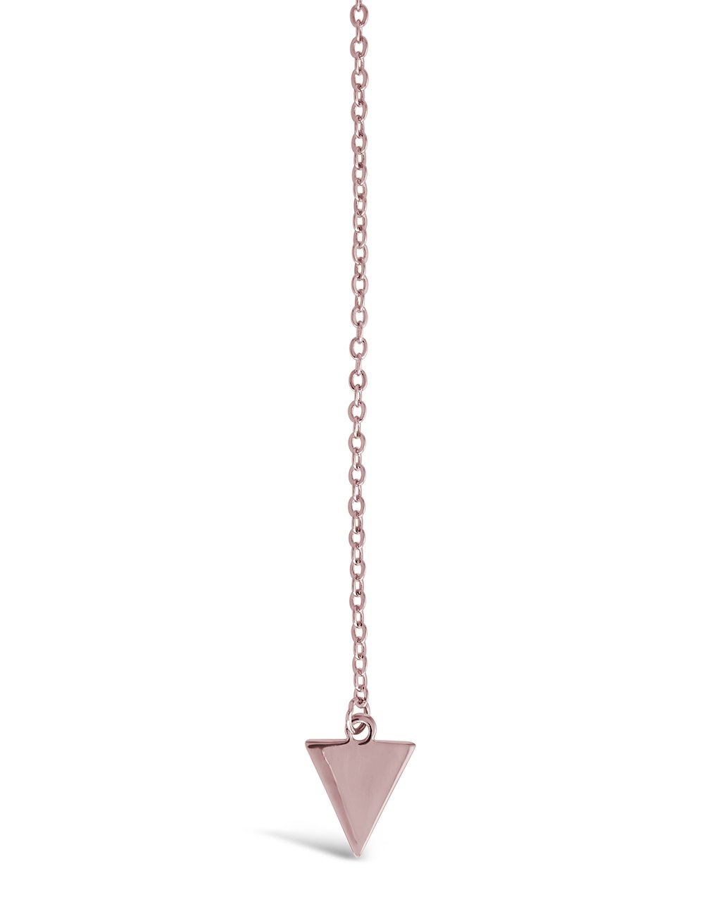 Triple Layer Triangle Drop Chain Necklace