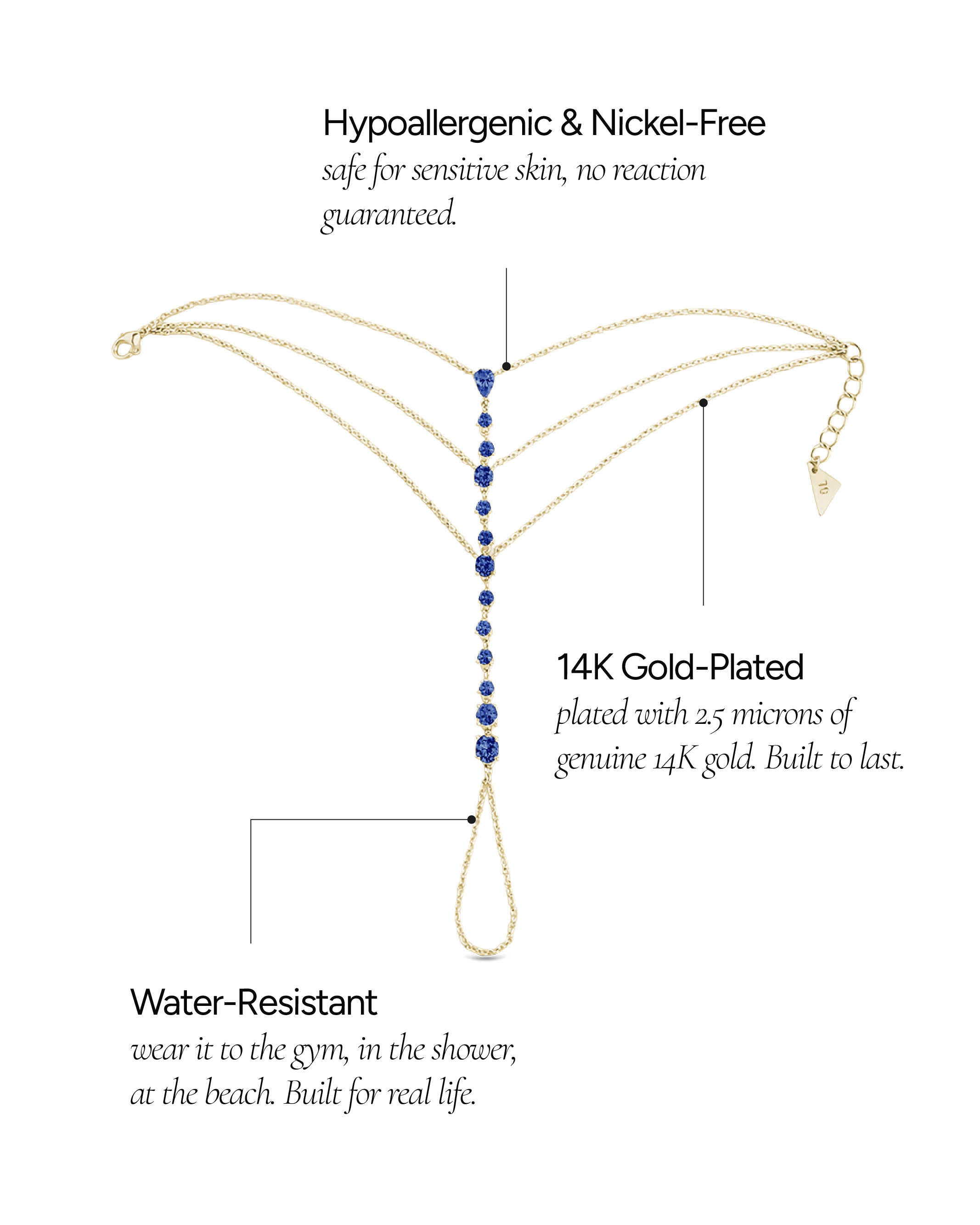 Maëlys CZ Hand Chain