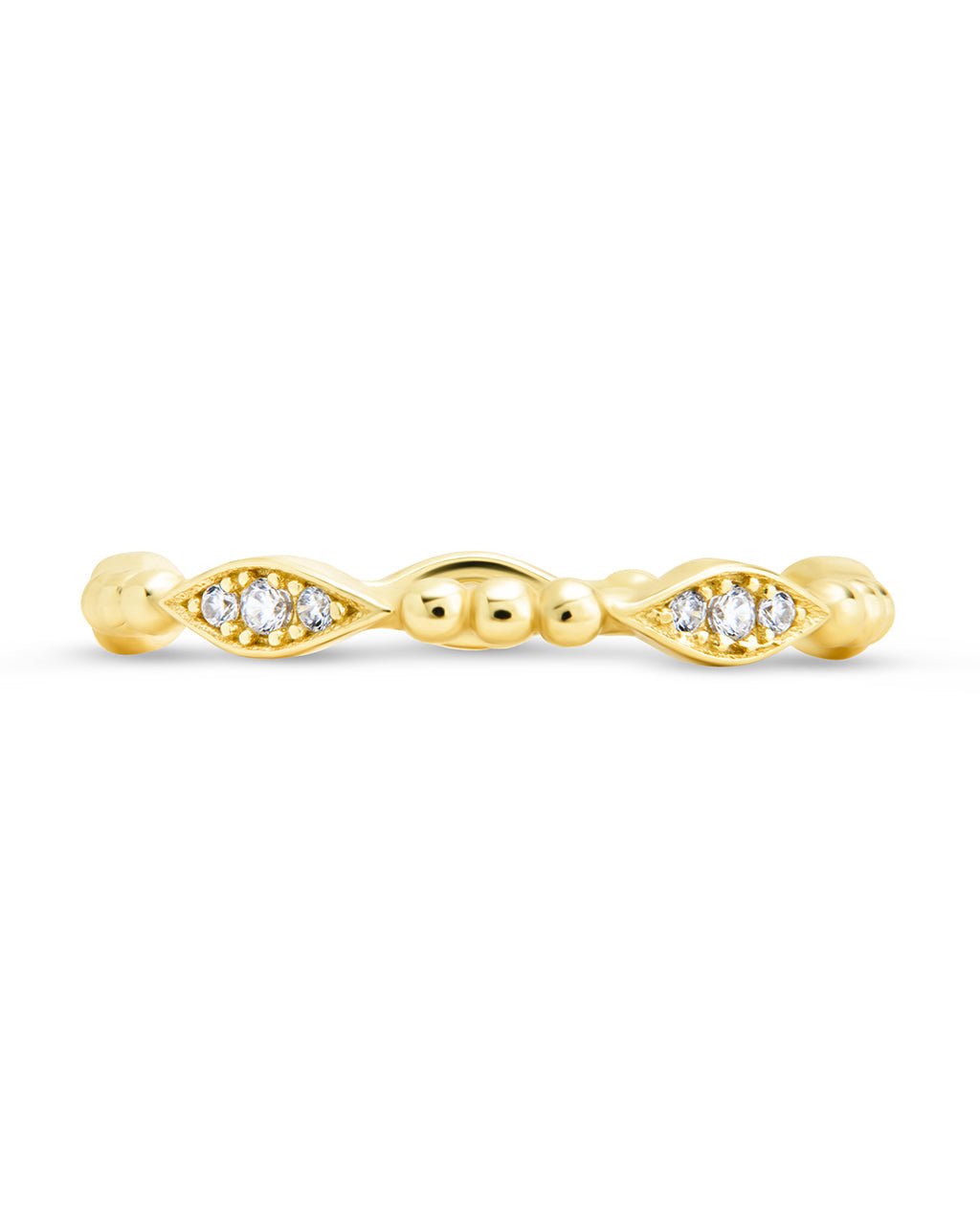 Sterling Silver Lydia CZ Bubble Ring