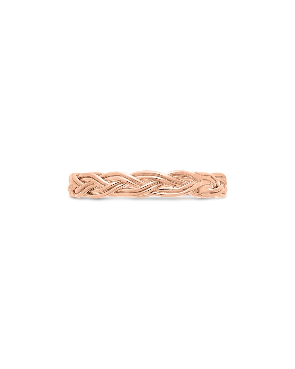 Sterling Silver Braided Twist Band