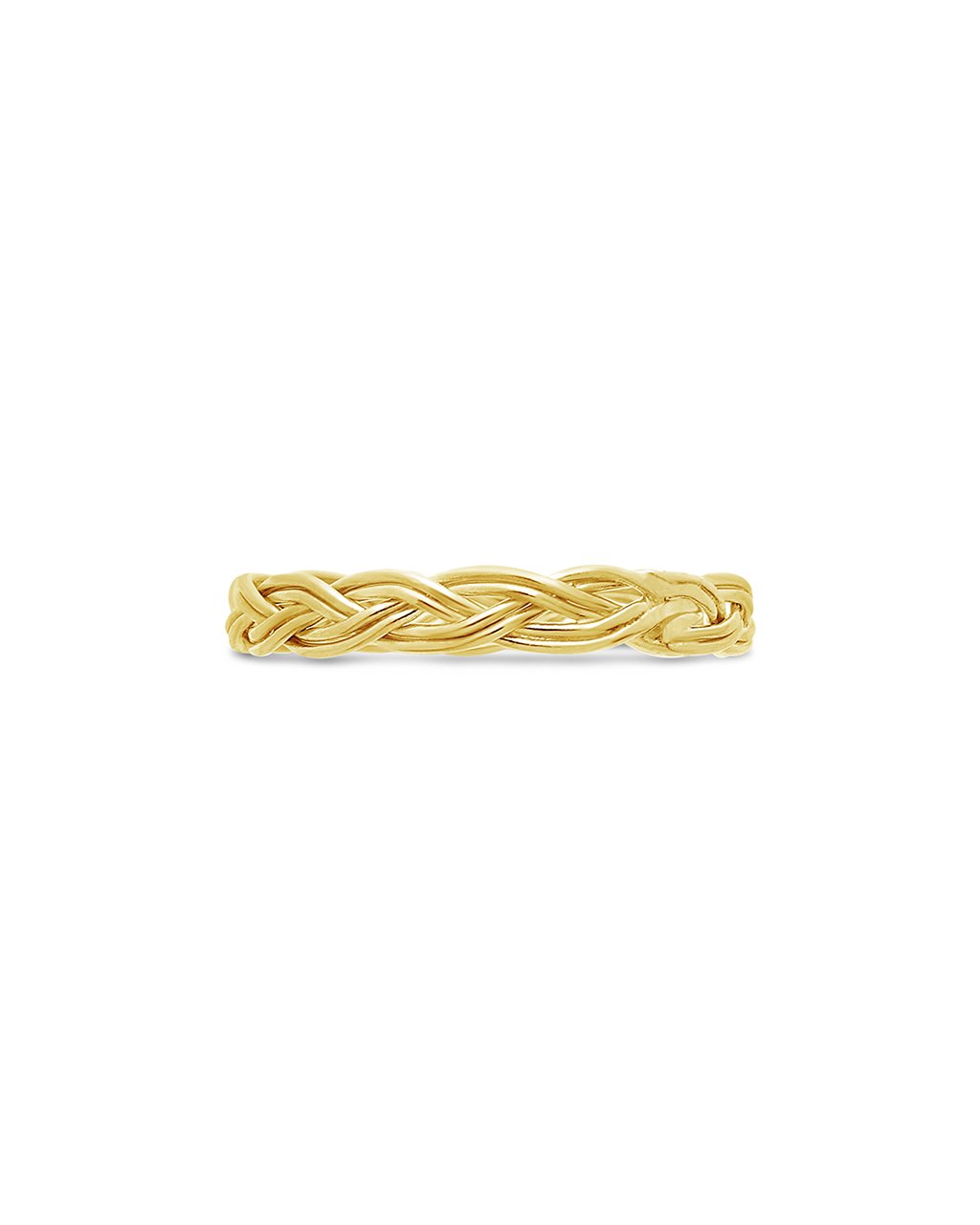 Sterling Silver Braided Twist Band