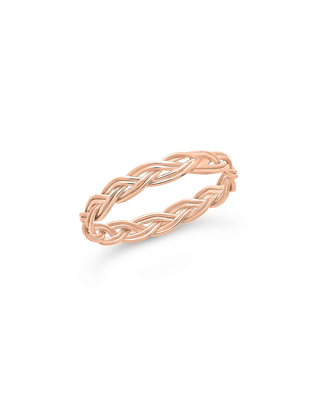 Sterling Silver Braided Twist Band