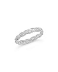 Sterling Silver Braided Twist Band