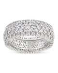 Sterling Silver Yvonne CZ Stacking Ring