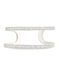 Sterling Silver Wendy CZ Stacking Open Band Ring