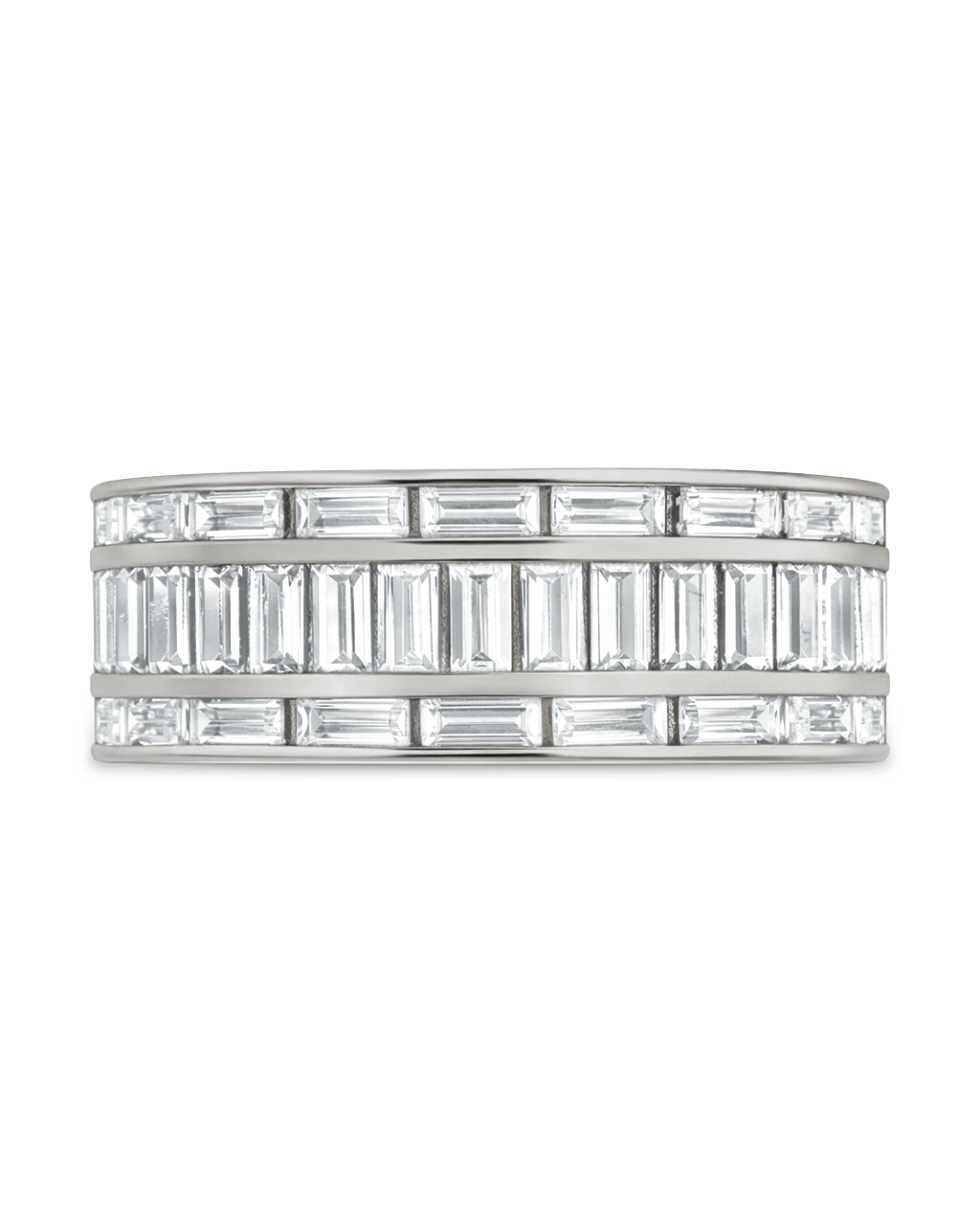 Sterling Silver Kate Baguette Eternity Ring