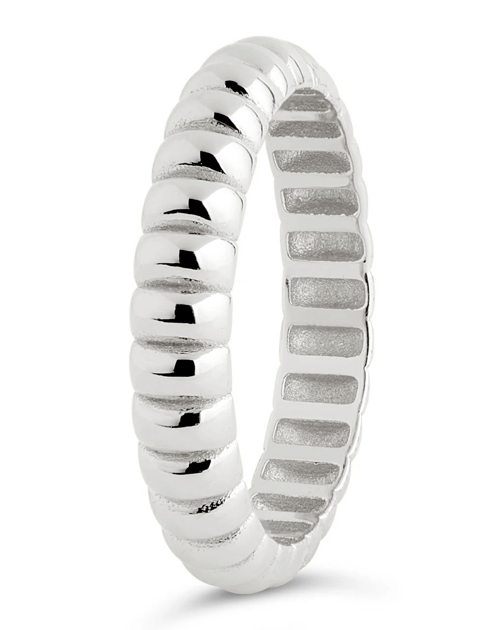 Sterling Silver Bubble Band Ring