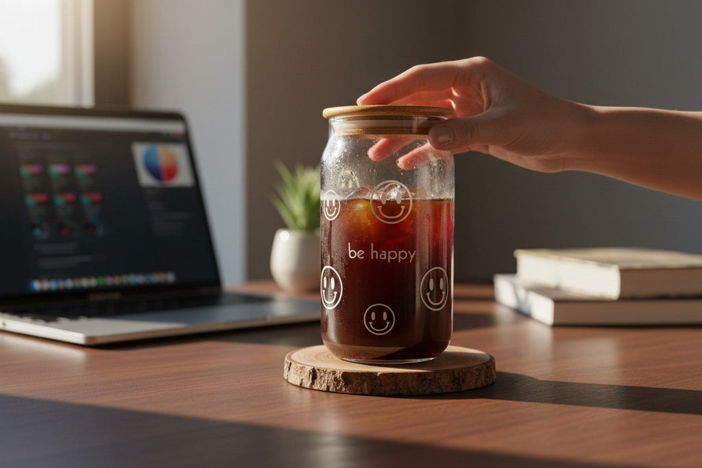 Be Happy Vinyl Cup