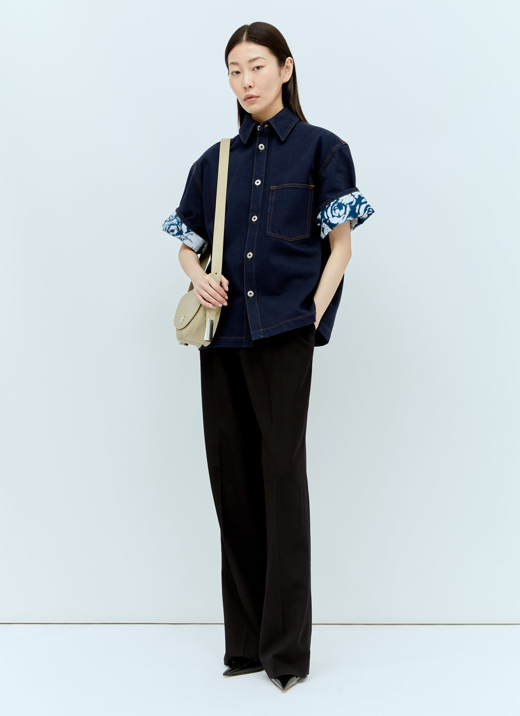 Burberry Women Heavyweight Denim Shirt
