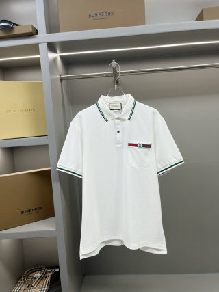 Gucci Embroidered Pocket Polo Shirt