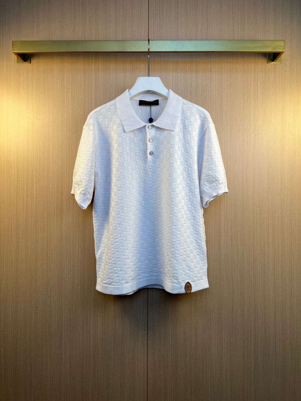LV Jaquard Knit Short sleeve Polo Shirt