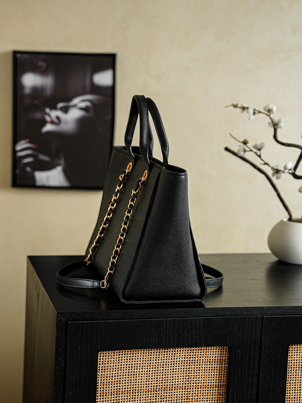 Chanel Ball Pattern Shopping Bag