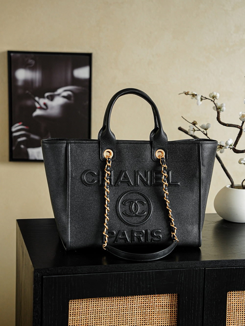 Chanel Ball Pattern Shopping Bag