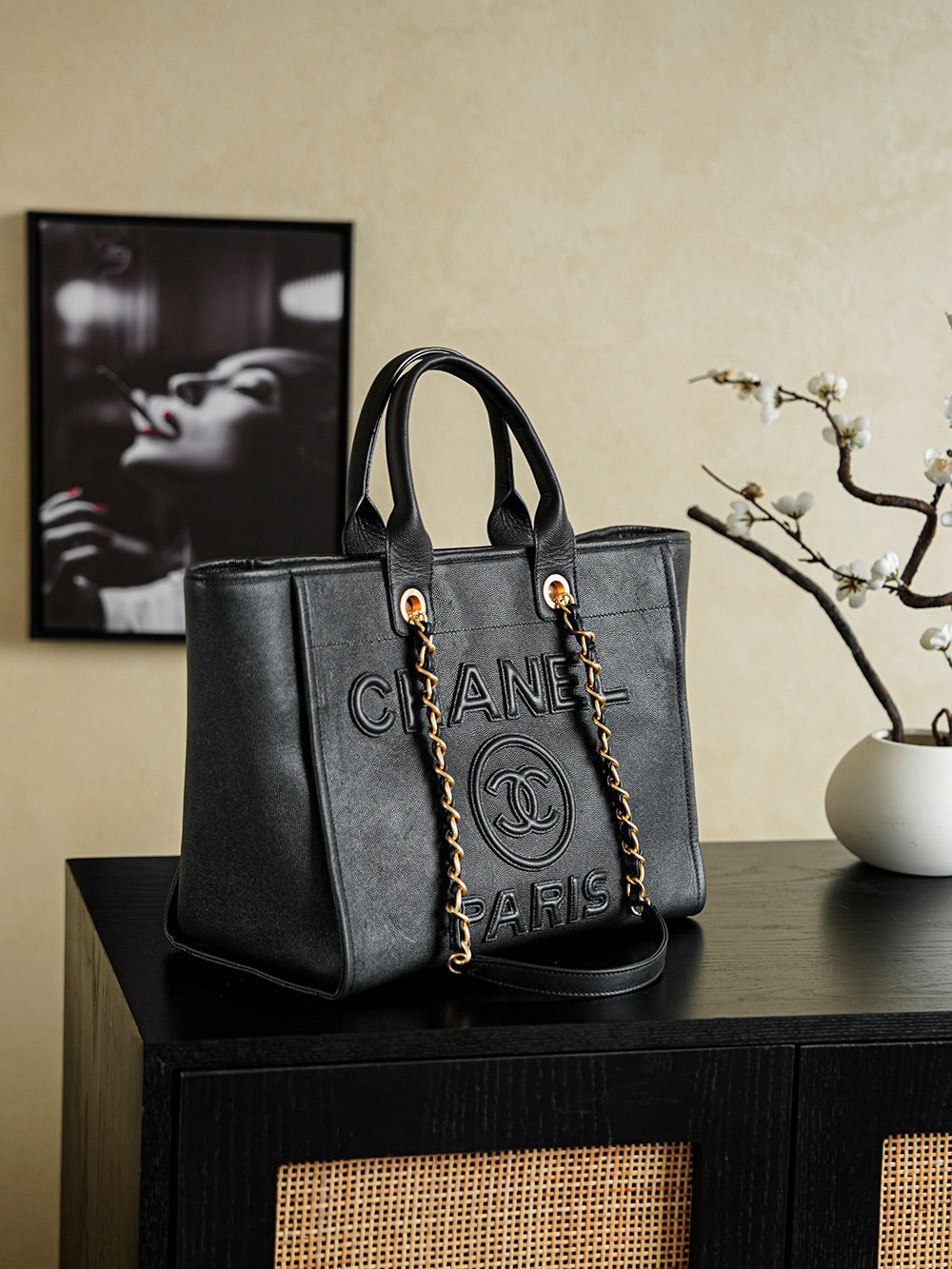 Chanel Ball Pattern Shopping Bag