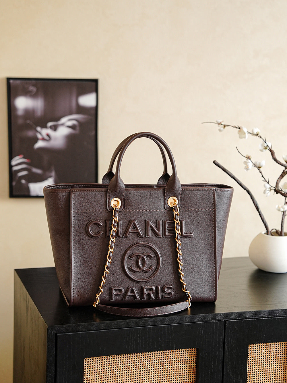 Chanel Ball Pattern Shopping Bag