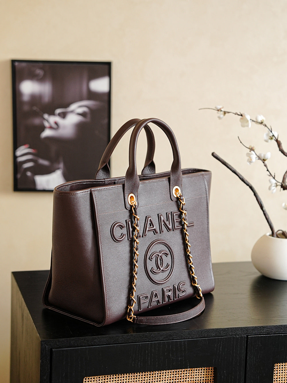 Chanel Ball Pattern Shopping Bag