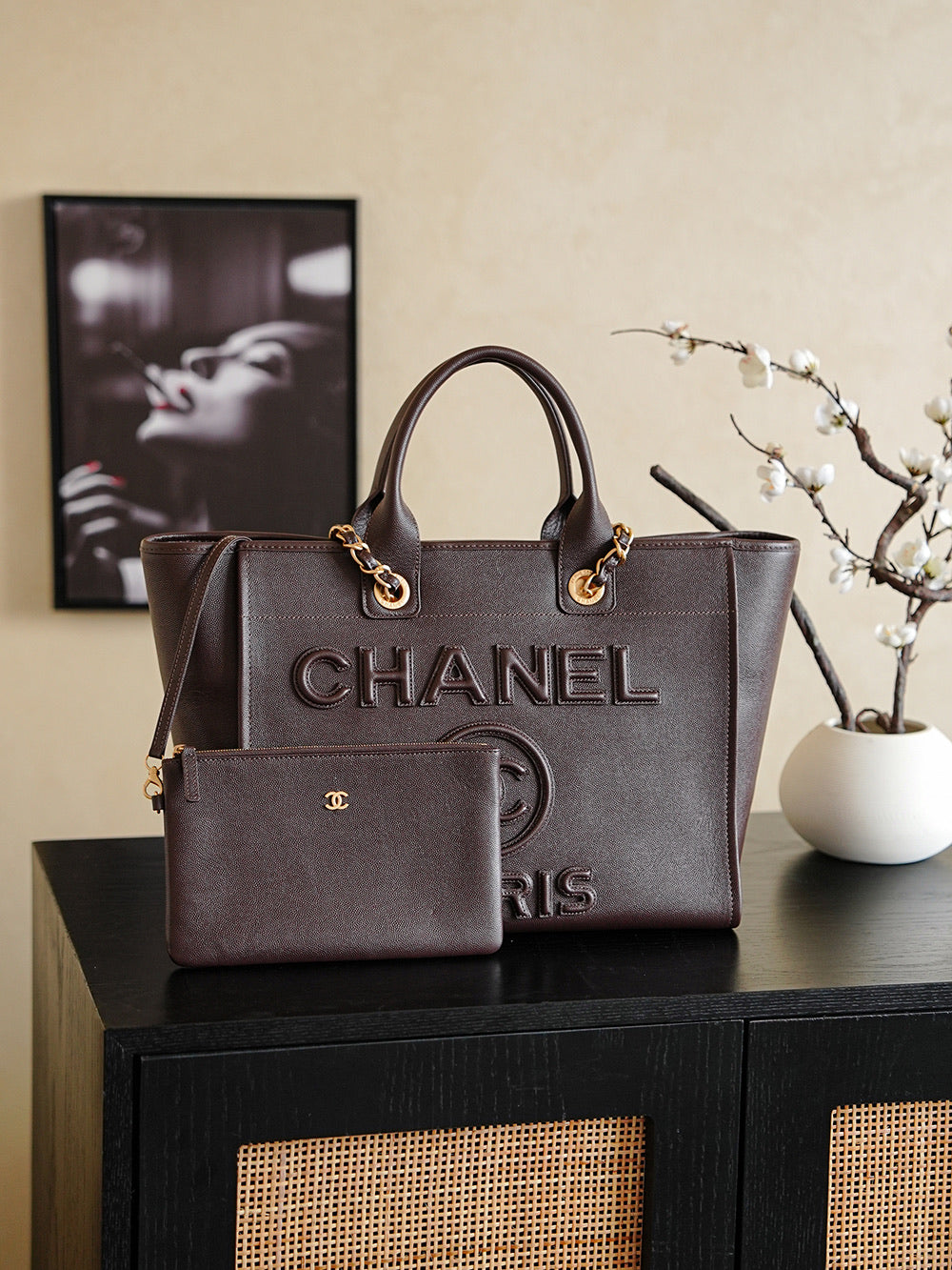 Chanel Ball Pattern Shopping Bag