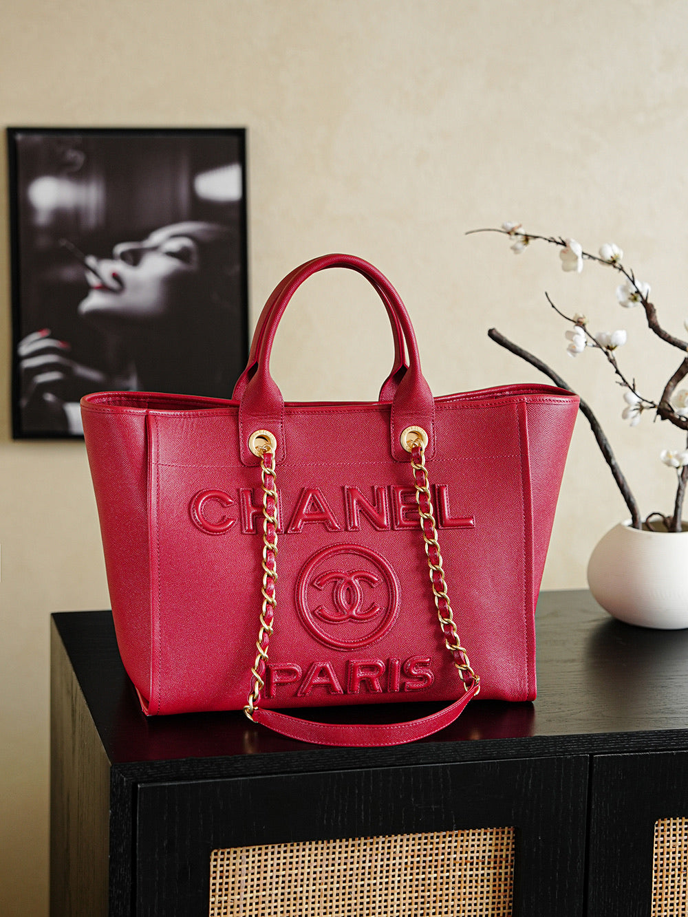 Chanel Ball Pattern Shopping Bag