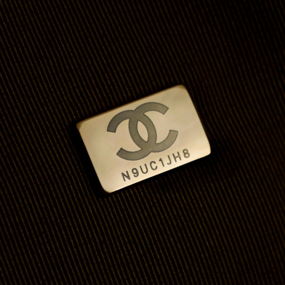 Chanel Suede Boston Bag