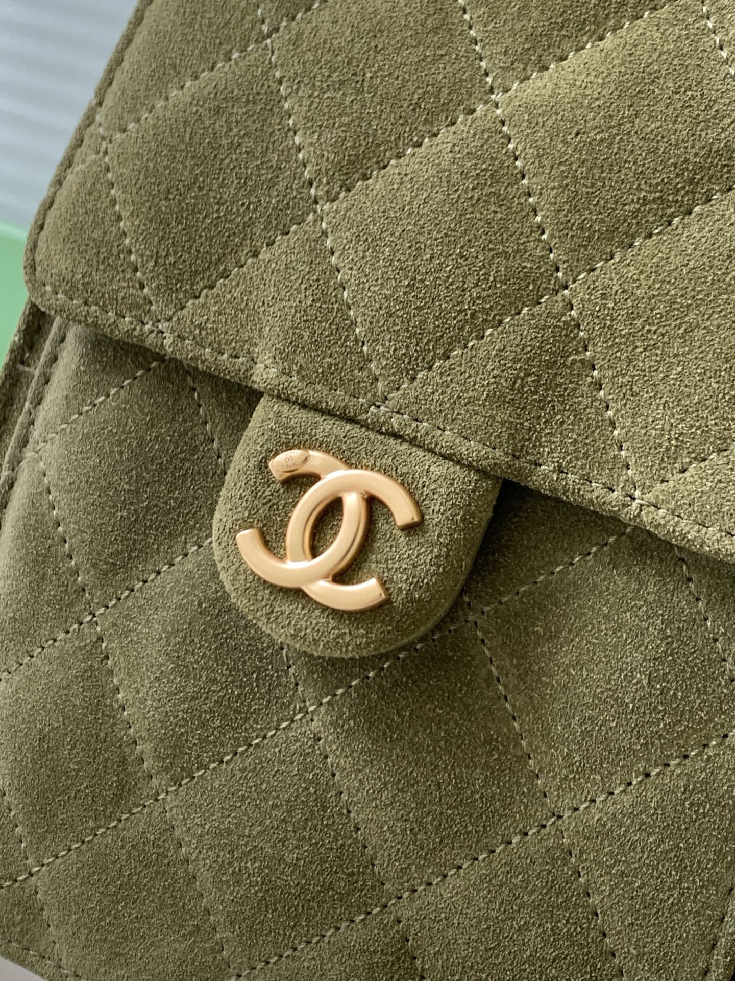 Chanel Bag with frosted Leather
