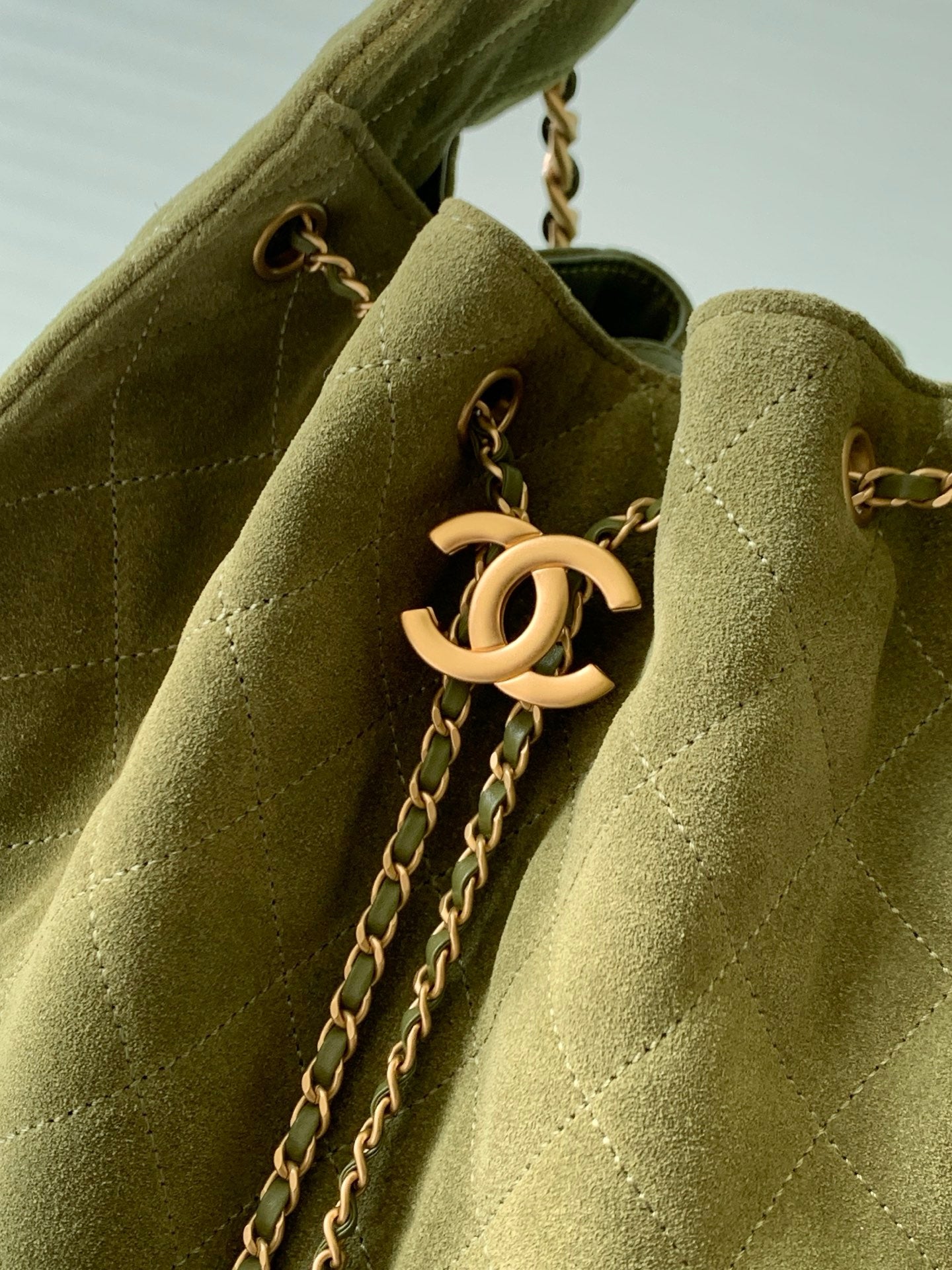 Chanel Bag with frosted Leather
