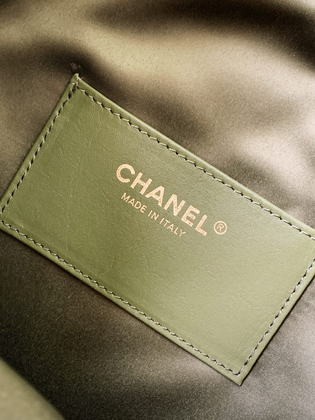Chanel Bag with frosted Leather